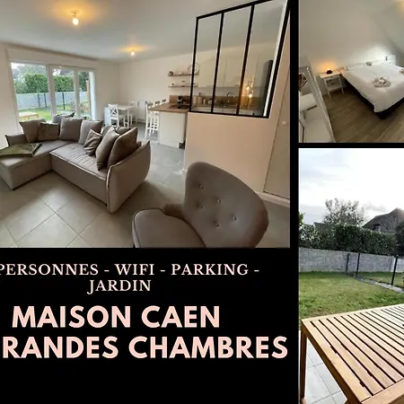 Freesia, Maison Neuve Avec Jardin Et Garage Caen Exterior foto